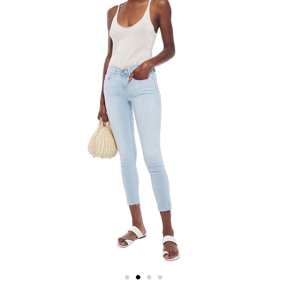 Frame le Skinny de Jeanne crop light was Jeans 26 - Picture 1 of 5